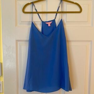 Lilly Pulitzer Blue Sleeveless Camisole Top